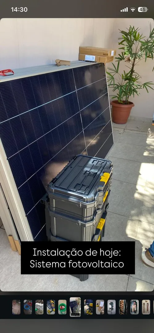 Sistema fotovoltaico — LS Elétrica
